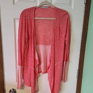 Maurices Coral Open Front Cardigan